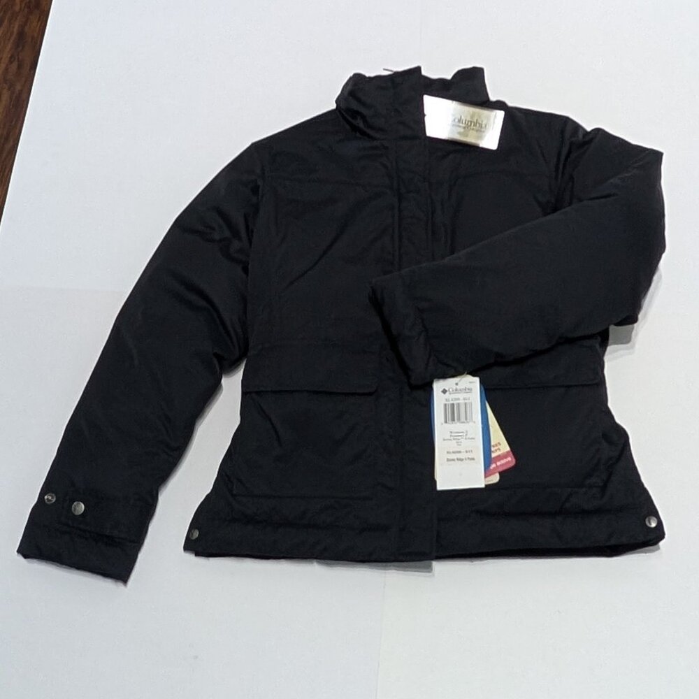 NWT Columbia Stormy Ridge II Parka Black Down & Feathers Women's Small - Picture 1 of 15